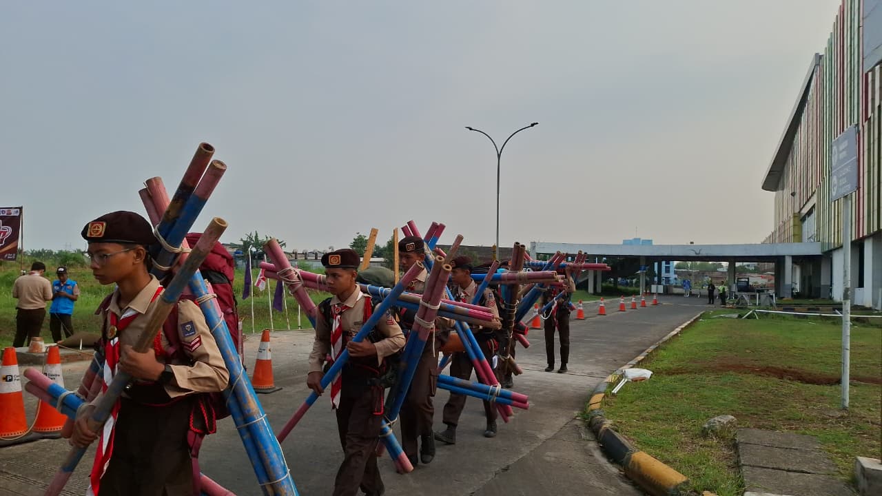LT-III Kwarcab Kabupaten Bogor Dimulai, Peserta Uji Keterampilan dan Ketangguhan dalam Penjelajahan 3,5 Kilometer