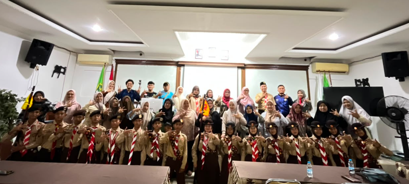 Mantapkan Langkah Menuju Prestasi, Kwarran Leuwisadeng Lepas Peserta Lomba Tingkat III Gerakan Pramuka