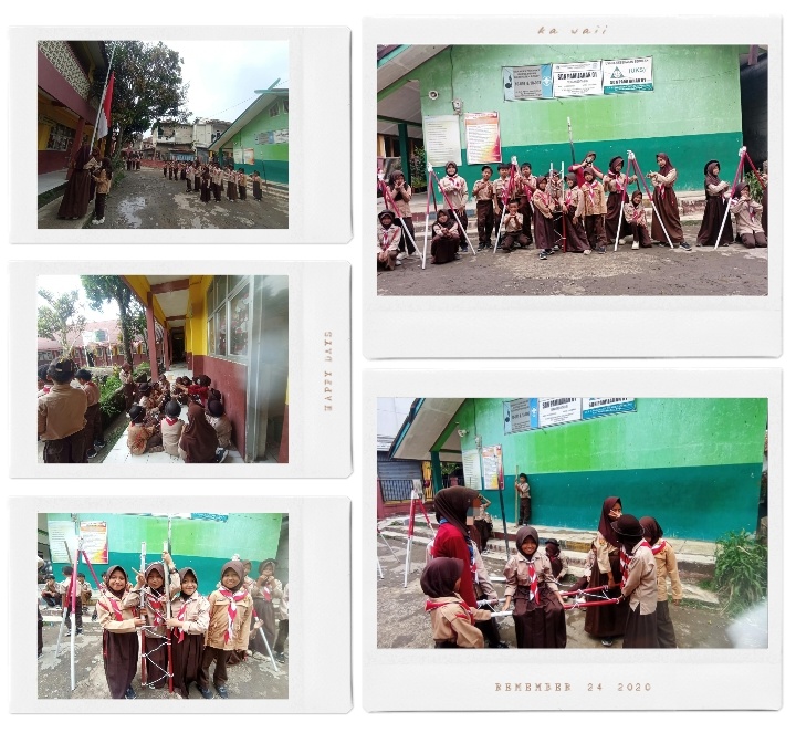 ⚜️🪢 Kenali Simpul, Kuasai Keterampilan! Pramuka Penggalang SDN Pamijahan 01 Asah Kemampuan Tali-Temali
