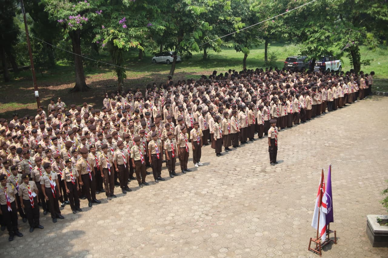 PEMBUKAAN UPACARA JOTA-JOTI GERAKAN PRAMUKA TAHUN 2026 KWARTIR CABANG KABUPATEN BOGOR