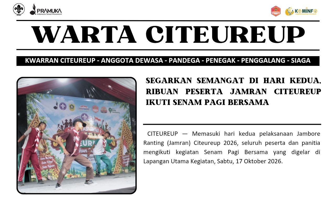 SEGARKAN SEMANGAT DI HARI KETIGA, RIBUAN PESERTA JAMRAN CITEUREUP IKUTI SENAM PAGI BERSAMA