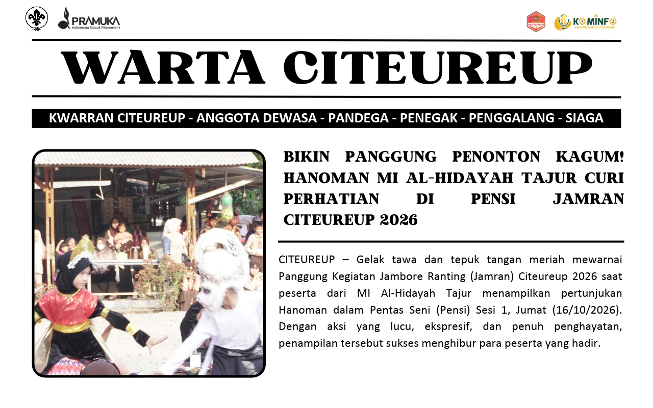 Bikin Panggung Penonton Kagum! Hanoman MI Al-Hidayah Tajur Curi Perhatian di Pensi Jamran Citeureup 2026