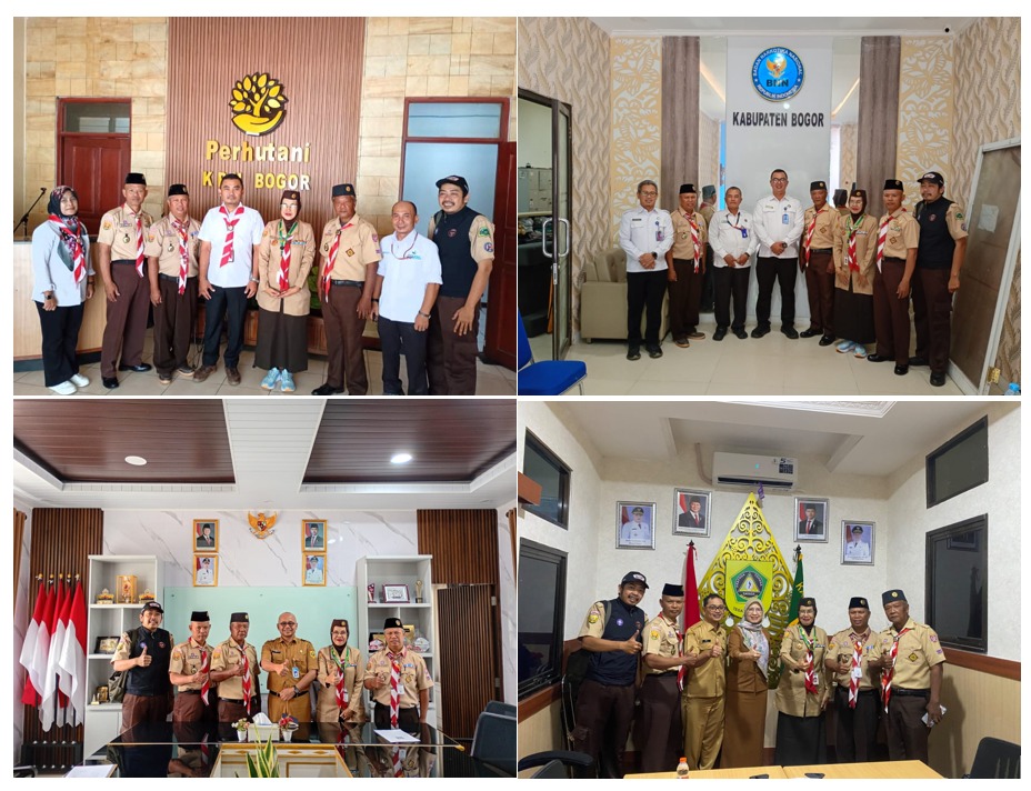 Perkuat Kolaborasi Lintas Instansi, Kwarcab Bogor Pantau Pembinaan Satuan Karya
