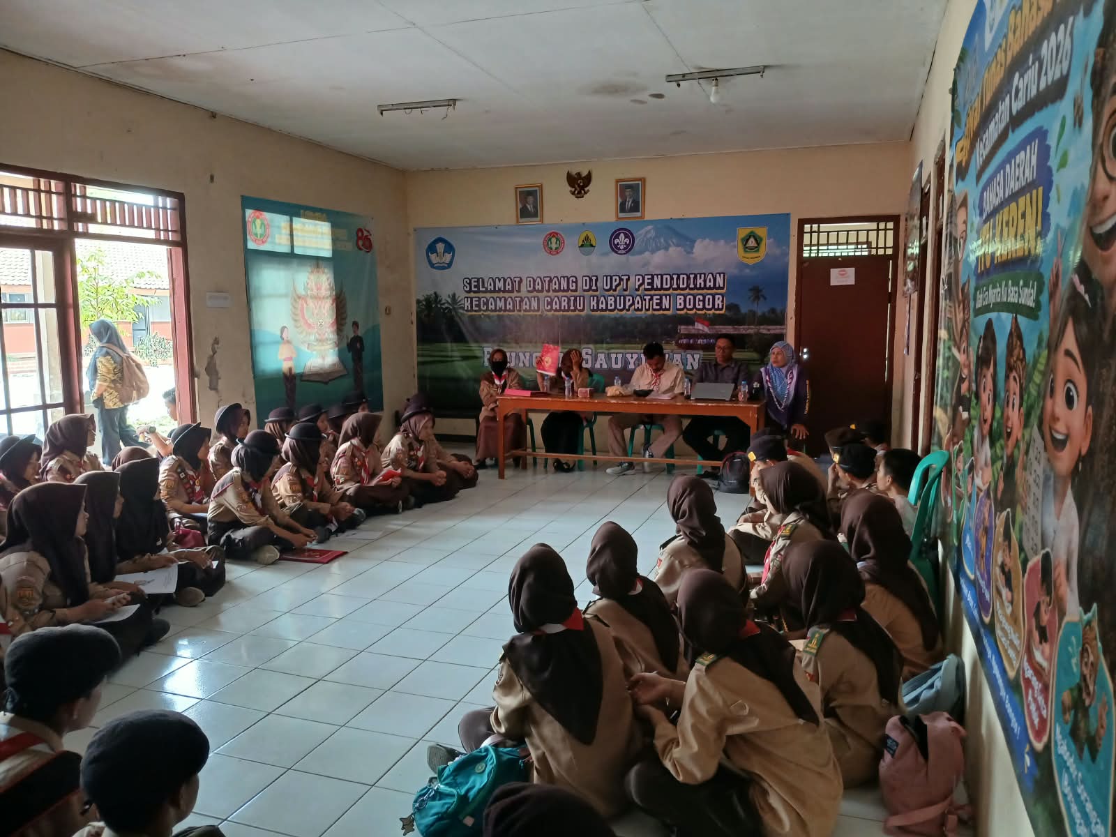 Kwarran Cariu Gelar Penilaian Calon Pramuka Garuda Tahap III Tahun 2026, Diikuti 71 Anggota Pramuka