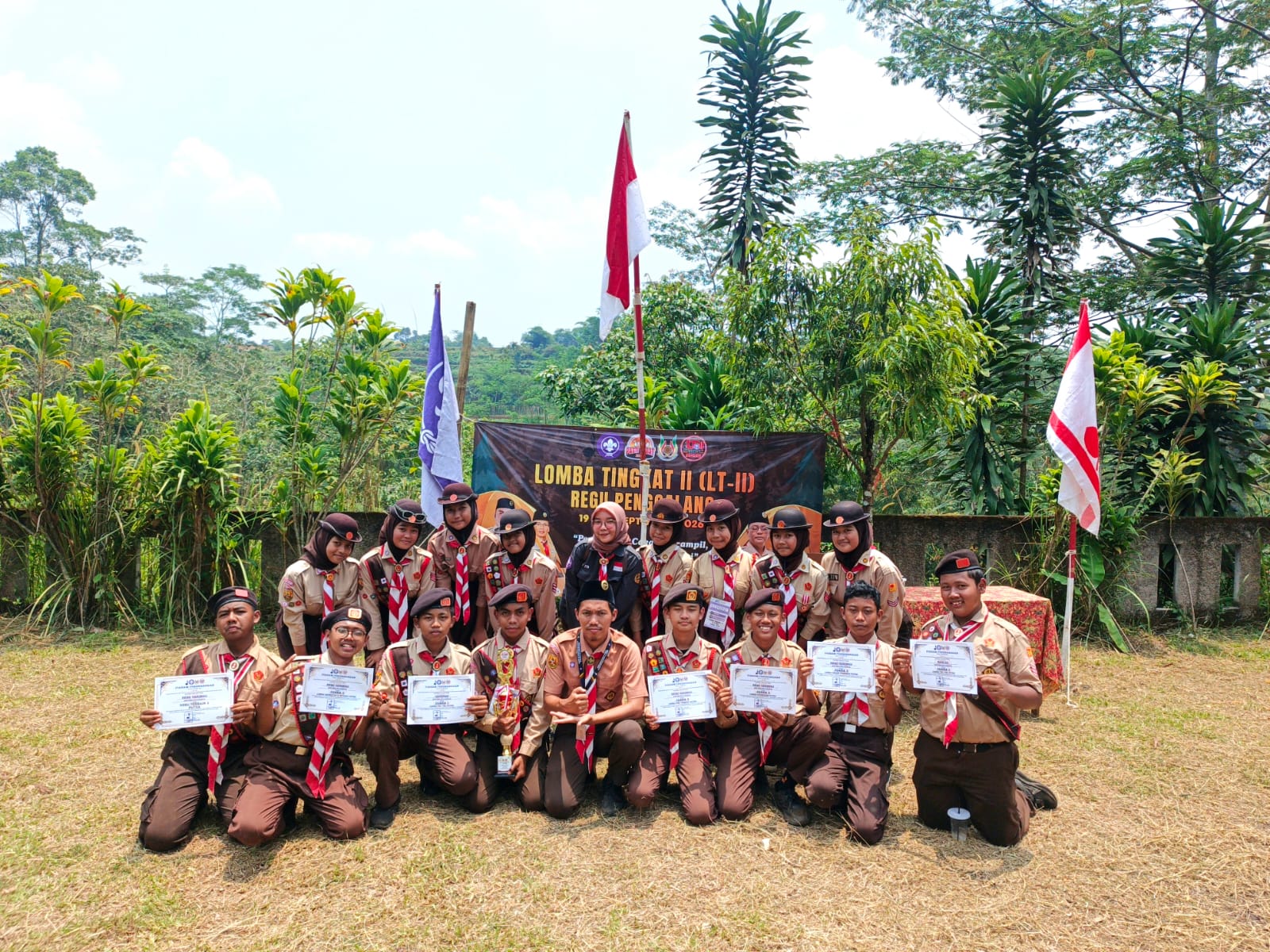 SMP PGRI Mulyaharja Gelar LT II Pramuka 2026, Regu Harimau Raih Juara Umum II Putra