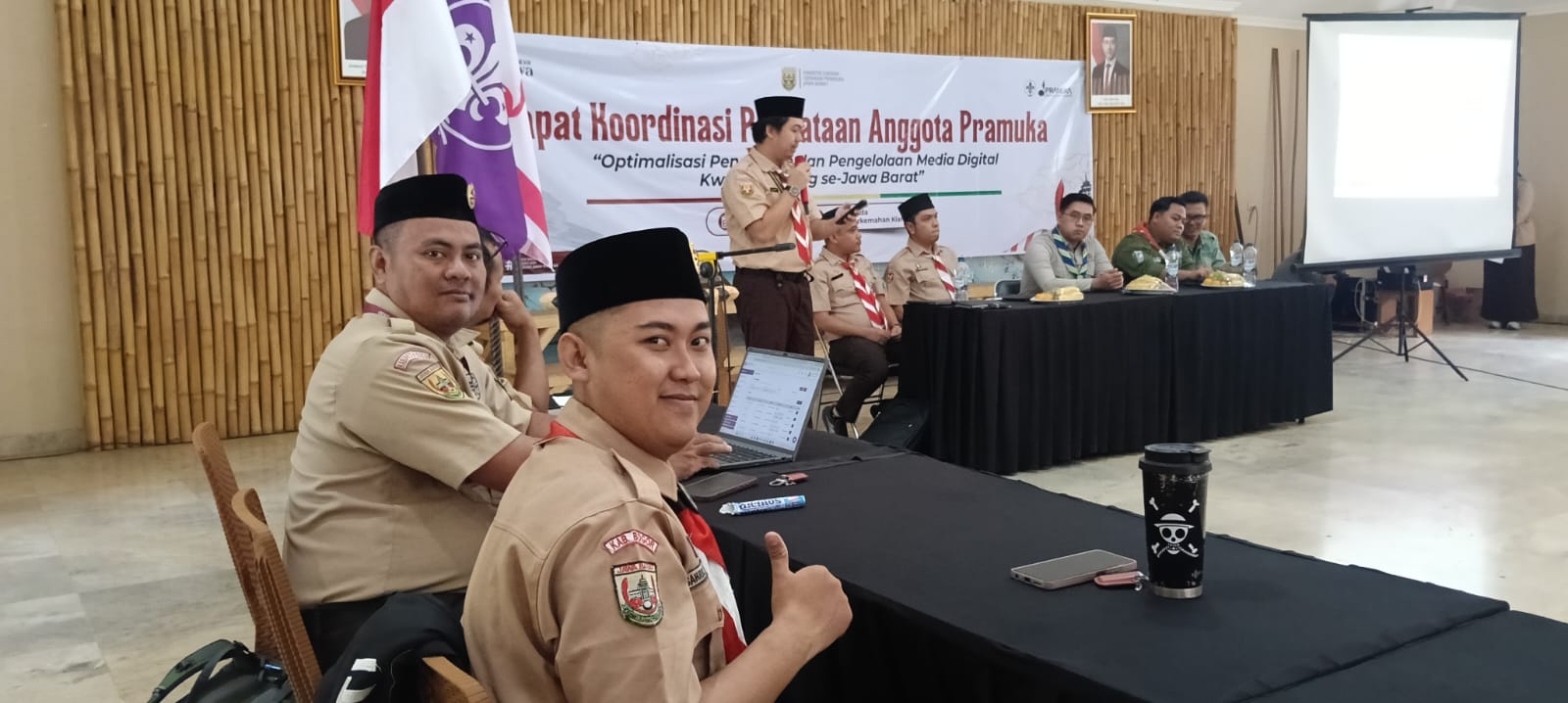 Kwarcab Kabupaten Bogor Raih Apresiasi Medsos Terbaik 1 pada Rakor Pendataan Anggota Pramuka Jawa Barat