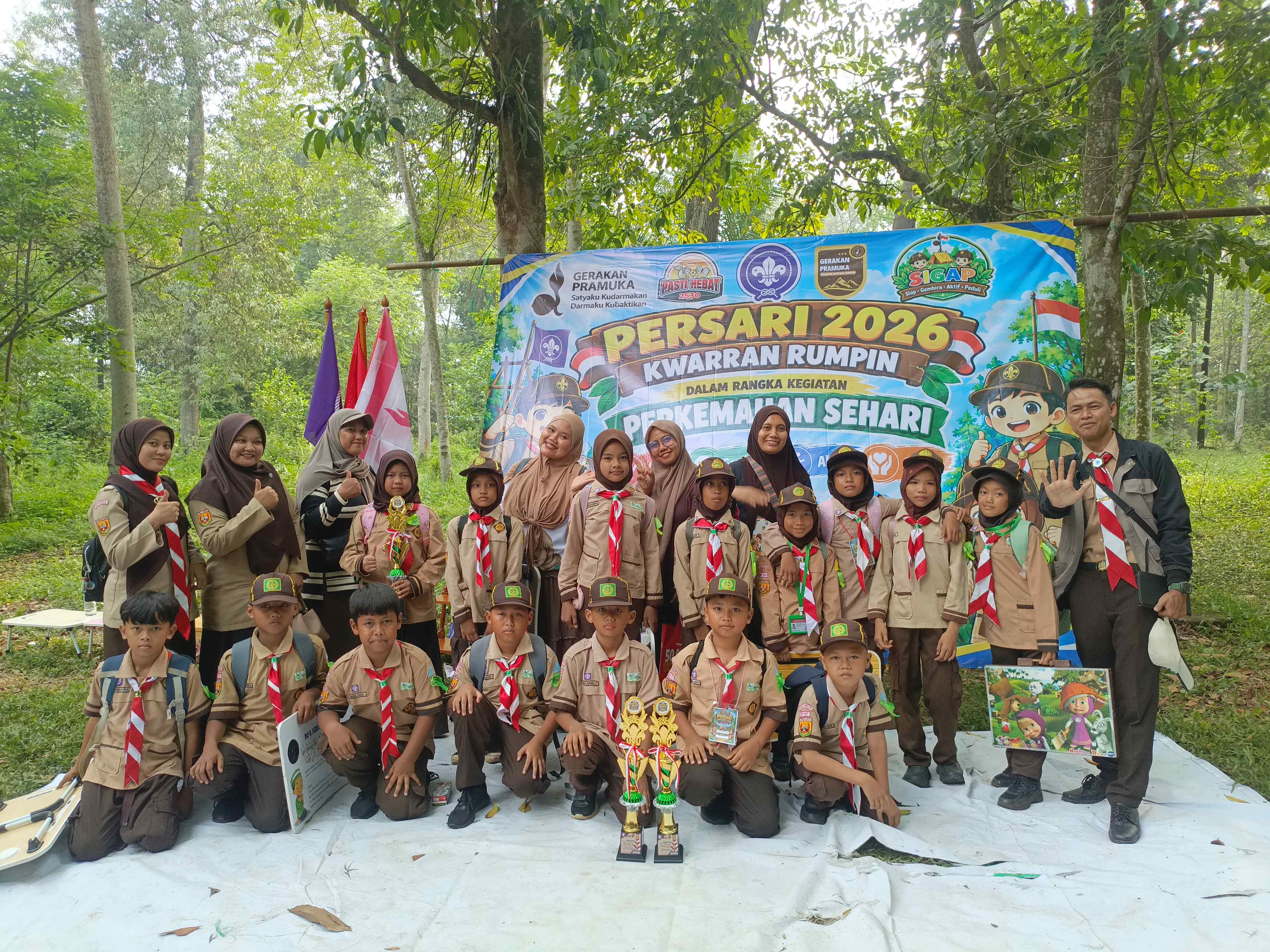 Ukir Prestasi Gemilang! SDN CIDOKOM 05 Raih Juara 1 Putra dan Putri pada Lomba Kim Melihat dan Mengingat PERSARI Kwarran Rumpin 2026