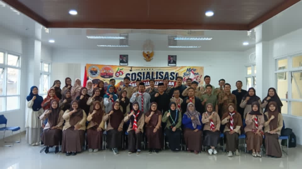 Kwarran Cigombong Melaksanakan Sosialisasi Rangkaian Kegiatan Hri Pramuka Ke-65 - Copy